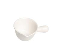 Saucière Mini pichet à café et lait avec poignée en céramique multicolore bec verseur(Blanc)