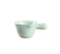 Saucière Mini pichet à café et lait avec poignée en céramique multicolore bec verseur(Green)