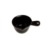 Saucière Mini pichet à café et lait avec poignée en céramique multicolore bec verseur(Noir)