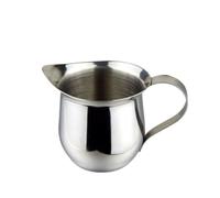 Saucière Pichet à lait créatif en acier inoxydable avec poignée, for café, sauces, salades(150ml)