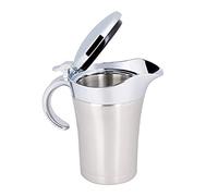 Saucière Thermique, Saucière en Acier Inoxydable, Récipient à Sauce Isotherme, Saucière Isotherme à Double Paroi, Saucière, Saucière avec Couvercle, pour Dîner, Fêtes, Jus,