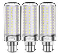 SAUGLAE Ampoules LED 26W, Équivalent 200W Ampoule Incandescente, 3000Lm, 6000K Blanc Froid, Ampoules à B22 Baïonnette, 3 Pièces