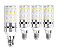SAUGLAE LED Ampoule à Maïs 12W, 100W Équivalent Ampoules à Incandescence, E14 Petites Vis Edison, 3000K Blanc Chaud, 1450LM, Pack of 4