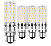 SAUGLAE LED Ampoule à Maïs 15W, 120W Équivalent Ampoules à Incandescence, 3000K Blanc Chaud, 1700LM, B22 Baïonnette Casquette, 4-Pack