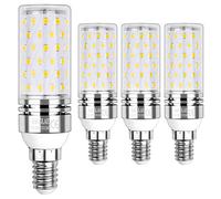 SAUGLAE LED Ampoule à Maïs 15W, 120W Équivalent Ampoules à Incandescence, 3000K Blanc Chaud, 1700LM, E14 Petite Edison Vis, 4-Pack
