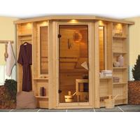 Sauna bois massif 40 mm Cortona - Premium