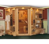 Sauna bois massif 40 mm Riona - Premium