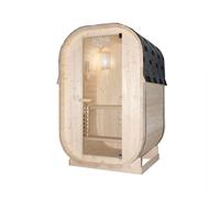 Sauna extérieure HOME DELUXE CUBE S - Taille: 194 x 120 cm - Capacité: 2 personnes