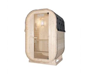 Sauna extérieure HOME DELUXE CUBE S - Taille: 194 x 120 cm - Capacité: 2 personnes