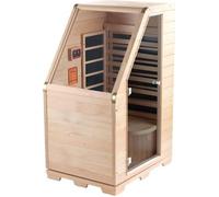 Newgen Medicals Sauna infrarouge compact en bois, 760 W