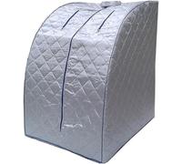 Sauna infrarouge, sauna à vapeur, avec générateur de vapeur électronique de 2 litres et 1000 watts, et télécommande sans fil
