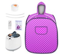 Sauna Portable, Sauna à Vapeur et Cabine, Tente de Sauna Portable Pliable avec Le Contrôleur de Température, 9 Temperature