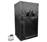 Sauna portable Sauna à vapeur Noir - Sauna combiné et générateur de vapeur - Télécommande