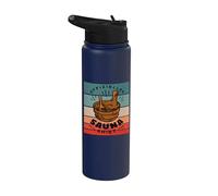 Sauna relaxation rajeunissement détoxification sauna Stainless Steel Insulated Water Bottle