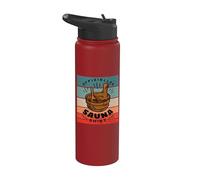 Sauna relaxation rajeunissement détoxification sauna Stainless Steel Insulated Water Bottle