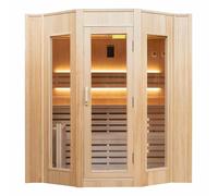 France Sauna – Sauna vapeur ZEN – 4 places – Poêle 6 kW