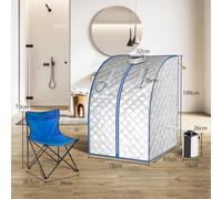 Sauna vapeur portable avec chaudière de 3 L et télécommande