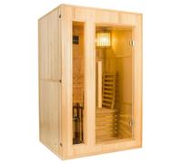 Sauna vapeur zen 2 places avec poêle lux 4,5 kw - France sauna