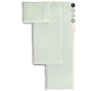 Saunasofa Coussin de sauna 1 place pour banc de sauna Vert | Coussin rembourré pour banc de sauna et sauna infrarouge en coton, lavable, respirant et fabriqué à la main en Europe