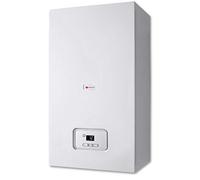 Saunier Duval Chaudière à gaz à condensation mixte série Thelia Condens 25, puissance 19, 1 kW en chauffage, 25, 2 kW en ACS, 30 x 41, 8 x 74 cm, blanc, standard