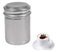 Saupoudreur à Epices/Cacao/Farine/Sucre Boîte à Saupoudrer Pot de Condiment en Acier Inoxydable