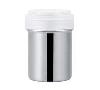 Saupoudreur à sucre glace, saupoudreur à cannelle avec couvercle, distributeur de poudre à saupoudrer en acier inoxydable à mailles fines pour cacao, piment, café, barbecue, 5,6 x (304 grandes