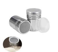 Saupoudreuse De Sucre En Poudre Avec Couvercle,2 Pièces Sucrier,Barista Accessoires,Saupoudreuse À Sucre Glace Professionnelle,Accessoires De Café,Kit Barista Cafe,pour Sucre En Poudre,Cannelle.