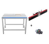 sauter Ensemble pour table de fraisage avec plaque HPL2.0 - guide Woodpeckers - UG2.0