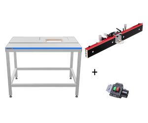 sauter Ensemble pour table de fraisage avec plaque HPL2.0 - guide Woodpeckers - UG2.0