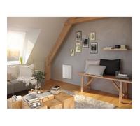 Sauter Radiateur à inertie fluide Orosi - Programmable 2000 W - Détecteur fenêtre & présence - Blanc