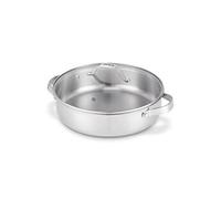 BEKA Sauteuse CICLA inox avec couvercle en verre 28 cm