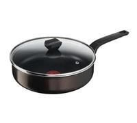 Tefal Sauteuse 24 cm Easy Cook & Clean B5543202 – Antiadhésive, sans induction, avec couvercle