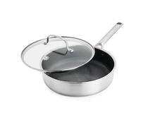 Sauteuse 24 cm inox triply hybride revêtement céramique-Apex
