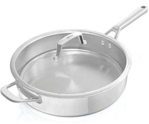 Sauteuse 26cm Inox Ninja EverClad C90126EUI, Construction 3 Couches Inox 18/10, Tous Feux Dont Induction