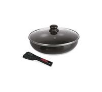 Sauteuse Agile - Aluminium anti-adhesif - O 28 cm - Noir - Tous feux dont induction