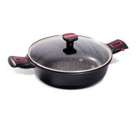 Sauteuse anti-adhésive 28cm + couvercle Baumalu 383604 noir G