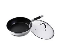 Sauteuse antiadhésive inox et couvercle Rapid Cook 28 cm Mathon