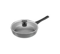 ZWILLING Terreno Plus Sauteuse avec couvercle en verre, 28 cm, Aluminium, Revêtement antiadhésif en céramique renforcée en titane