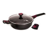 Granit PRO Sauteuse Fonte Aluminium Revêtement céramique Manche amovible Induction D28 cm