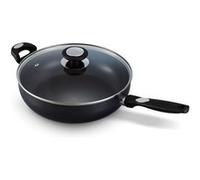 Sauteuse avec couvercle Pro induc 28 cm - Beka - Noir - Aluminium noir G