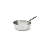De Buyer - Sauteuse évasée Prim Appety 24 cm - Acier inox 18/10 - Tous feux