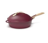 La Fabuleuse Poêle Sauteuse Casserole Cocotte Cookut 24 cm Rouge rubis