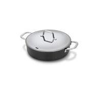 Sauteuse en aluminium 2 anses avec couvercle 28 cm Maestro - - Argent / Métallique - Acier