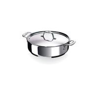 Sauteuse Chef en inox 2 anses + couvercle - D:28cm