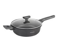 Sauteuse Fonte D'aluminium Noire 26cm Avec Couvercle Betty St26tfi De Kitchencook G