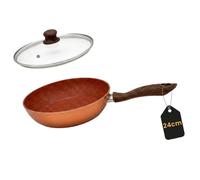 Venteo - Sauteuse Granit 24 Cm Kitchenpro - Revêtement Antiadhésif + Couvercle
