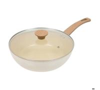 Sauteuse ""Harmony"" D28cm en aluminium forgé beige - 5five