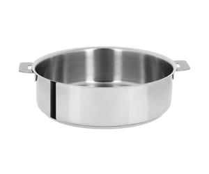 Sauteuse inox Cristel Mutine amovible - Diamètre: 28 cm
