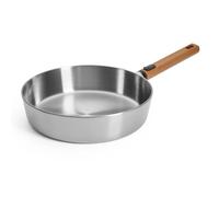 Sauteuse LOGIC STEEL 28 cm, avec poignée amovible, acier inoxidable, WOLL