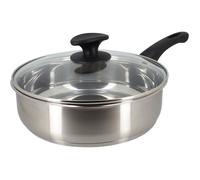 Sauteuse - MENASTYL - 6020248 - En acier inoxydable - 24 cm - Tous feux dont induction